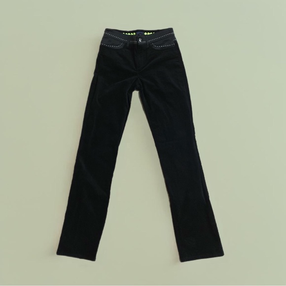 New Escada Sport Pants (Black Velour) - Picture 1 of 2